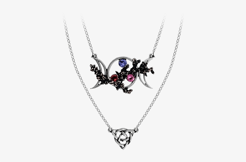 Click To Zoom - Alchemy Of England "wiccan Goddess Of Love" Necklace, transparent png download