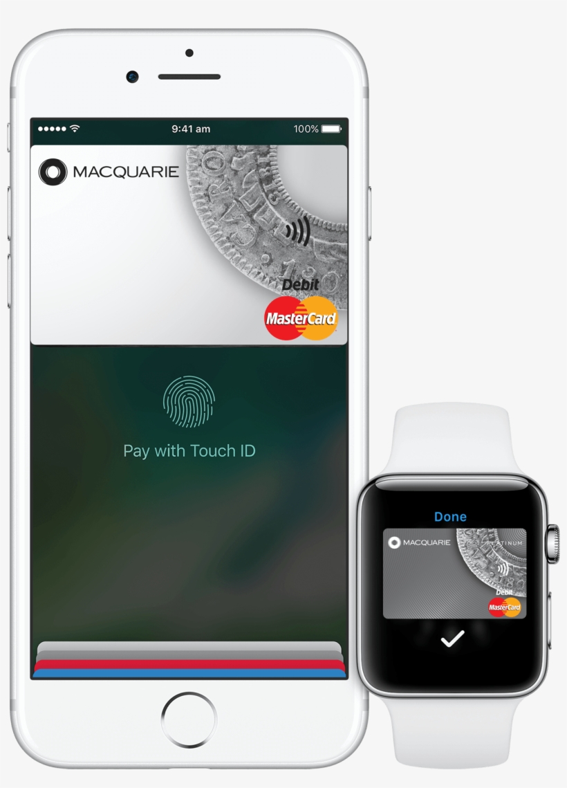 Macquarie Says Hello To Apple Pay - Apple Watch Series 2 - 38mm Space Black Stainless Steel, transparent png download