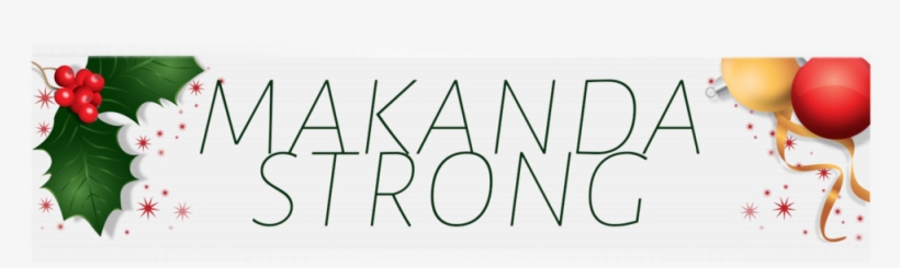 Makanda Strong Png - Merry Christmas Site Header, transparent png download