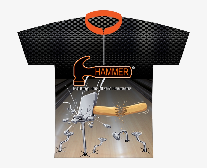 Hammer Lane Smash Dye Sublimated Jersey - Hammer Bowling, transparent png download
