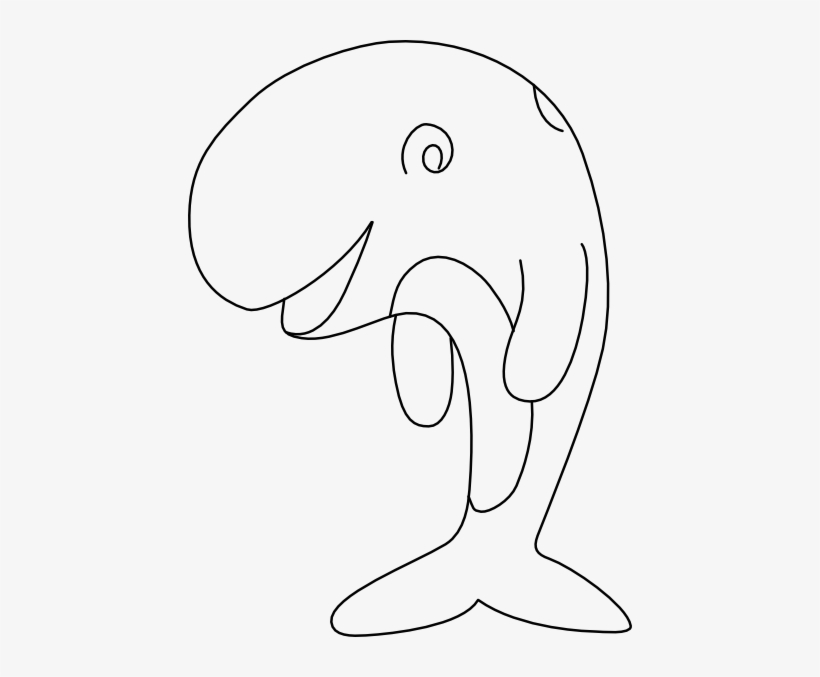 Smiling Whale Svg Clip Arts 444 X 597 Px, transparent png download