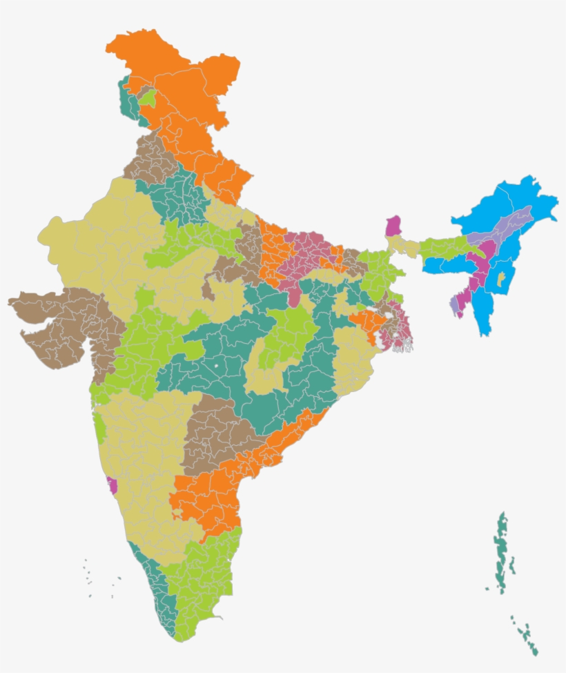 India Map Png Transparent Picture - India Map Vector Png, transparent png download