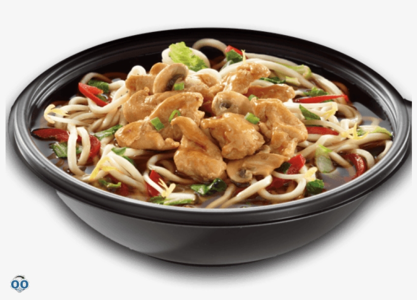 Spicy Udon Noodle Soup Bowl - Teriyaki Udon Noodles Soup, transparent png download