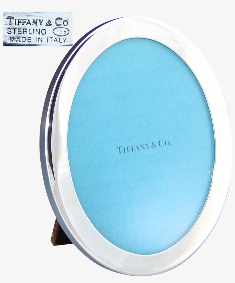 Sterling Silver 4' Oval Picture Frame, Italian Made - Circle, transparent png download