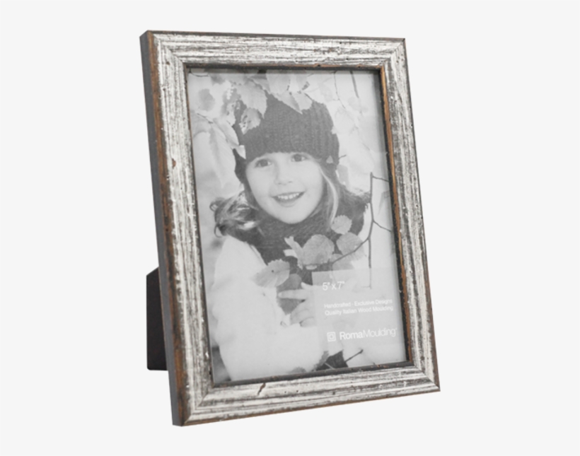Antique Silver Photo Frame - Picture Frame, transparent png download