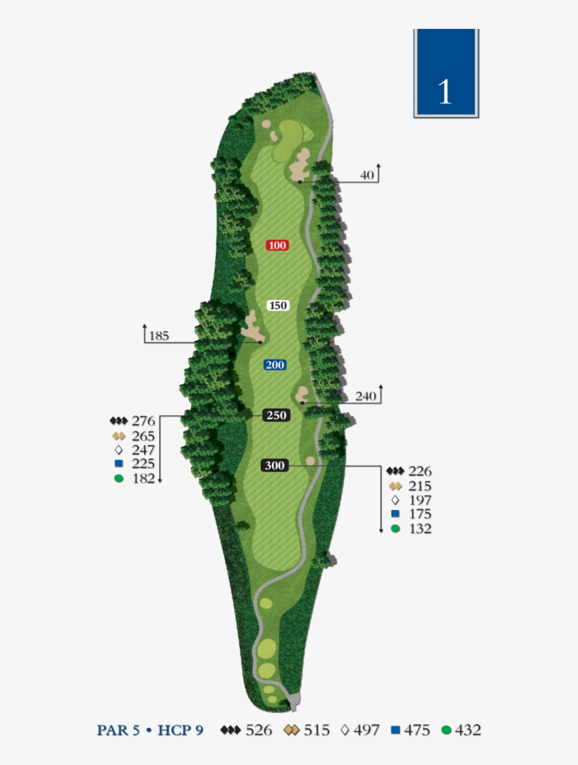 Hole 1 - Plan, transparent png download