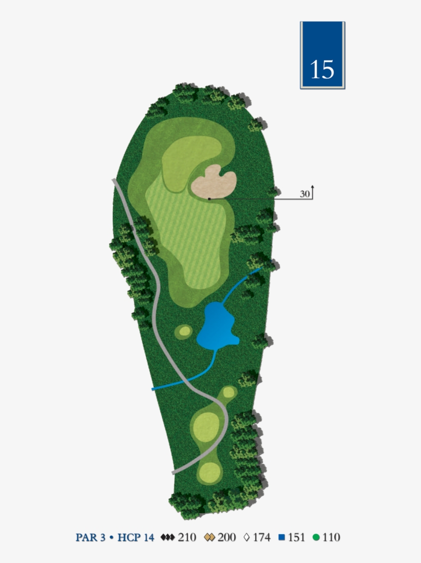 Hole 15 - Illustration, transparent png download
