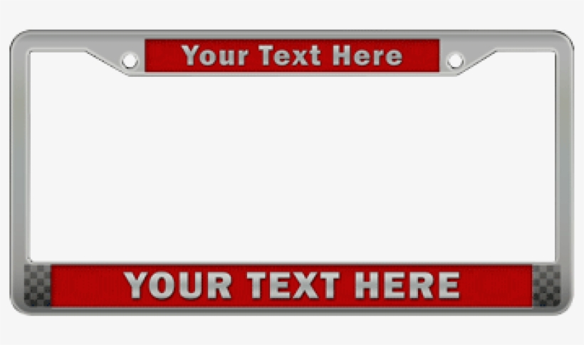 Custom Die Cast Zinc Antique Pewter License Plate Frame - Sf 49ers License Plate Frame, transparent png download