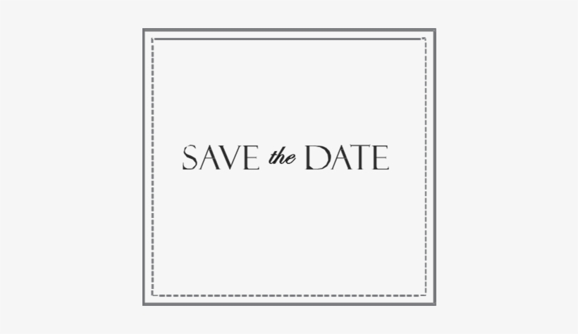 Save The Date Stamp - Save The Date, transparent png download