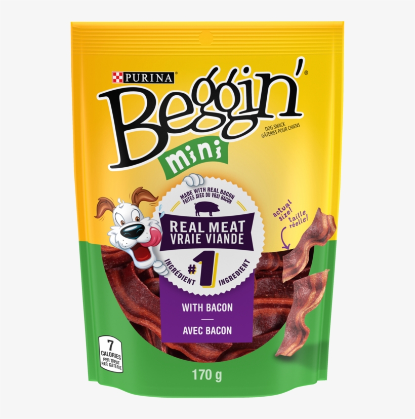 Purina® Beggin'® Mini With Bacon - Beggin' Strips, transparent png download