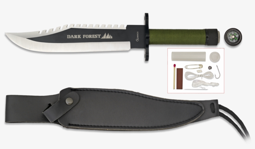 Survival Knife Dark Forest - Survival Knife, transparent png download