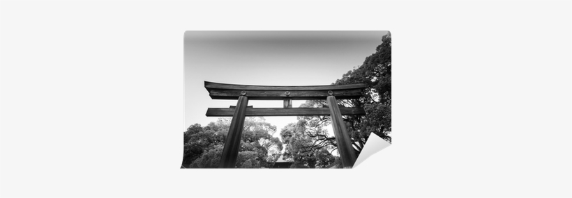 Torii Gate Standing At The Entrance To Meiji Jingu - Poster: Anamwong's Torii Gate Standing At The Entrance, transparent png download