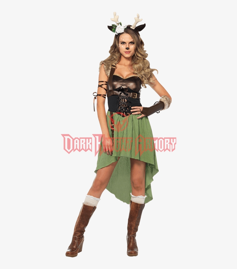 Womens Dark Forest Fawn Costume - Forest Fawn Costume, transparent png download