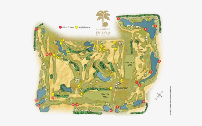 Placeholder For Holes - Emirates Golf Club Faldo, transparent png download