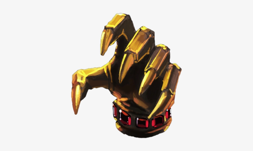 Golden Right Hand - Hand, transparent png download