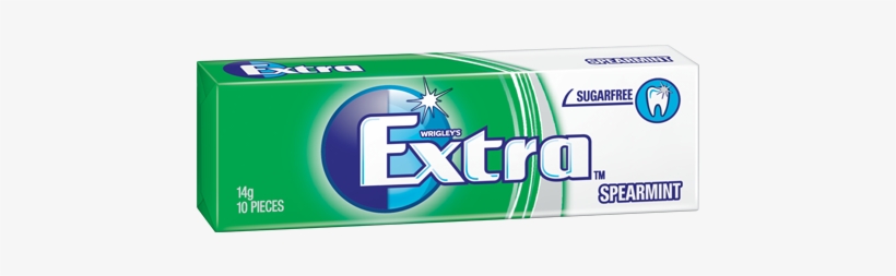 Extra™ Spearmint 14g 10 Piece Pack - Extra Peppermint 10 Piece X 24, transparent png download