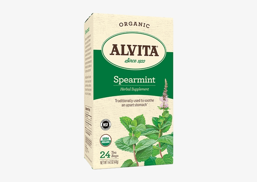 Alvita Spearmint Tea Bag - Alvita Spearmint Tea, transparent png download