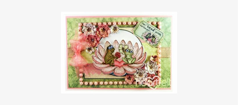 Heartfelt Creations Cling Rubber Stamp Set 5"x6.5"-flirting, transparent png download