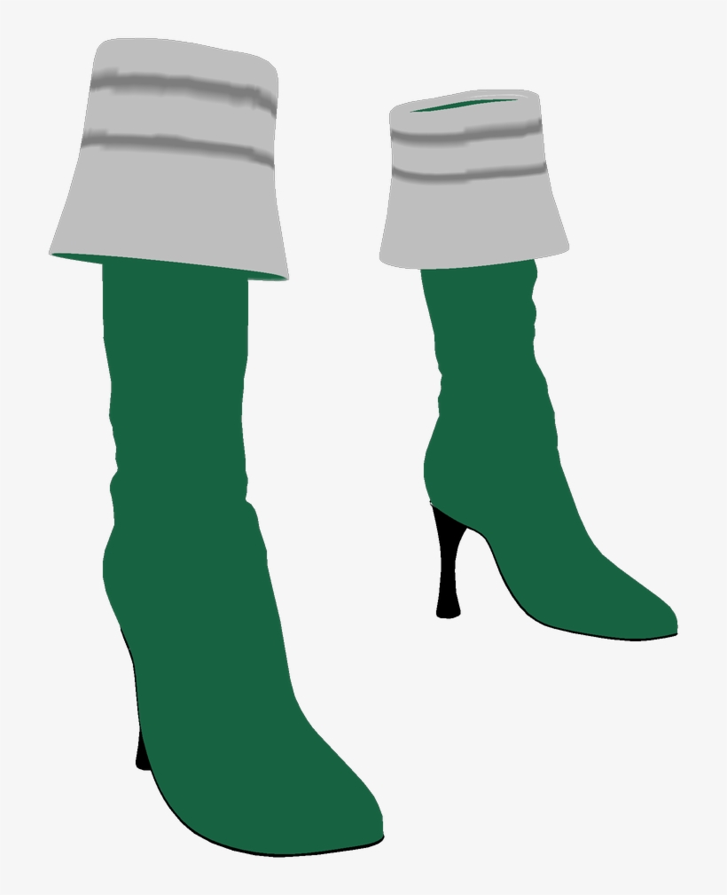 Gokai Green Stilettos - Snow Boot, transparent png download