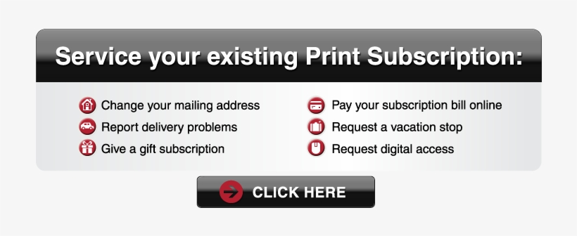 Service Your Print Subscription - Bolivar Herald-free Press, transparent png download