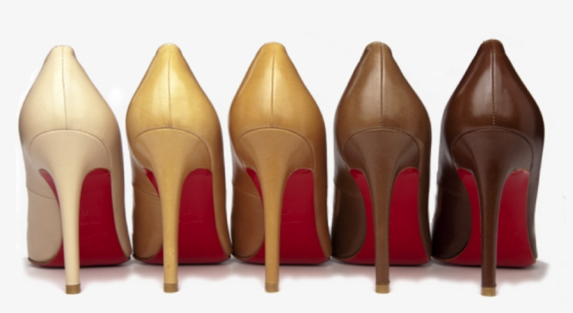 Christian Louboutin May Be Known For The Red Soles, - Nude Heels Different Shades, transparent png download