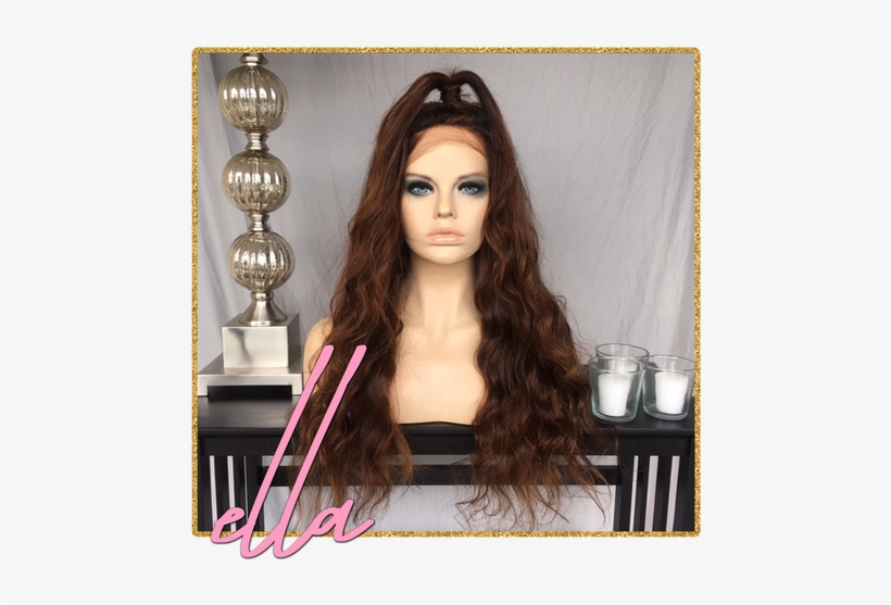 Ella Full Lace Wig - Lace Wig, transparent png download