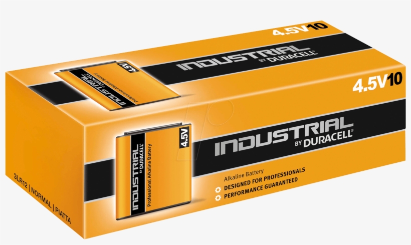 10-pack Duracell Industrial, - Duracell Industrial 4.5 V, transparent png download