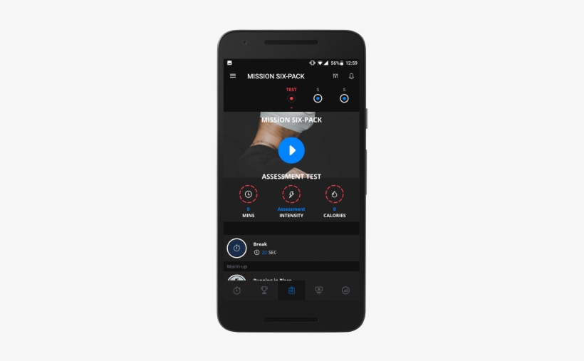 Sign Up To The Mission Six Pack Program And Take The - Smartphone, transparent png download