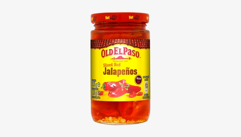 Sliced Red Jalapenos - Old El Paso Salsa Mild Delivered Worldwide, transparent png download