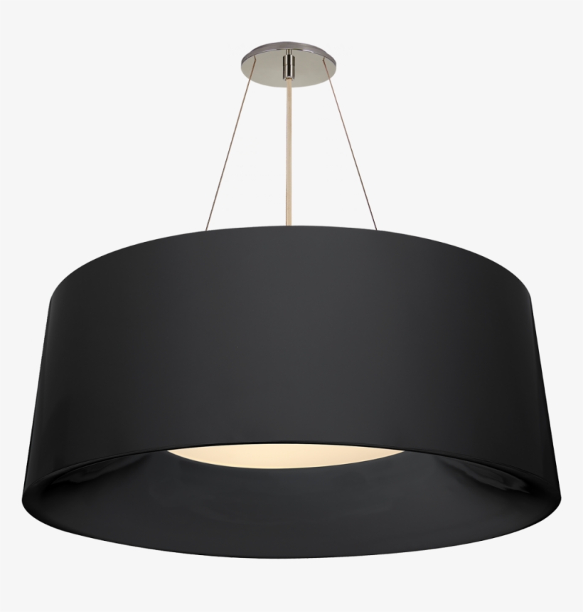 Halo Medium Hanging Shade In Charcoal - Visual Comfort Bbl 5090c Barbara Barry Modern Halo, transparent png download