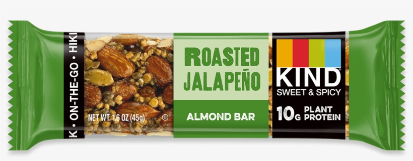 Roasted Jalapeno - Kind Bar - Strong & Kind Almond Protein Bars Box, transparent png download