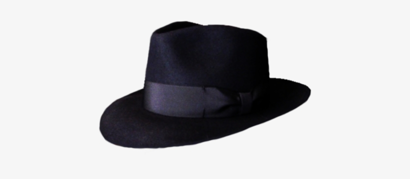 Fedora Hat - Black Wool Fedora Hats, transparent png download