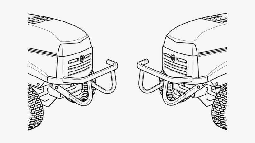 Lawn Mowing Clipart - Riding Lawn Mower Clip Art, transparent png download