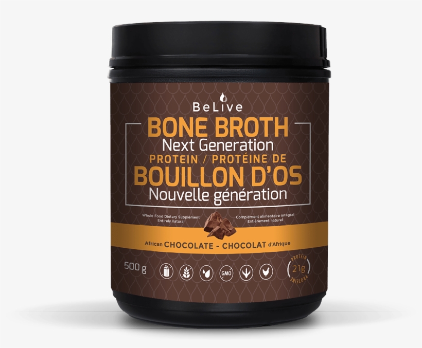 Chocolat D'afrique - Belive Bone Broth Protein Next Generation African Chocolate, transparent png download