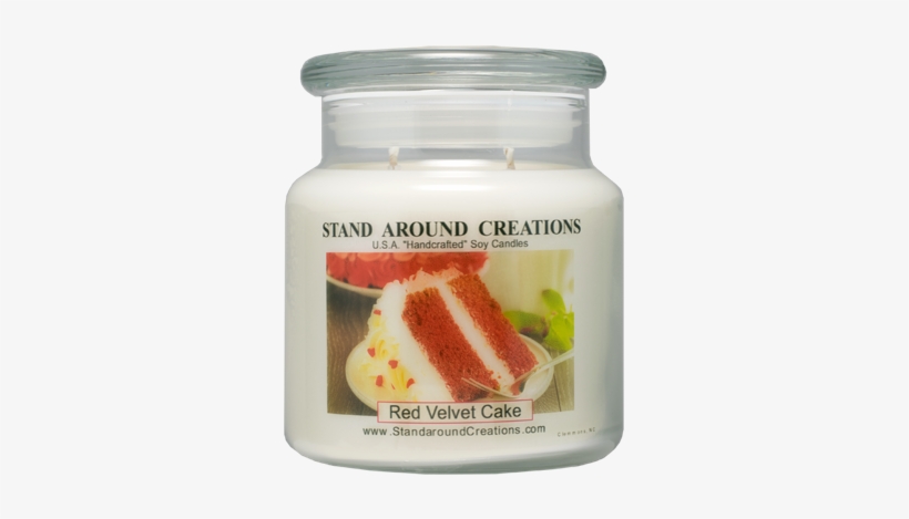 Red Velvet Cake Apothecary 16-oz - Premium 100 Soy Apothecary Candle - 16 Oz. - Red Velvet, transparent png download
