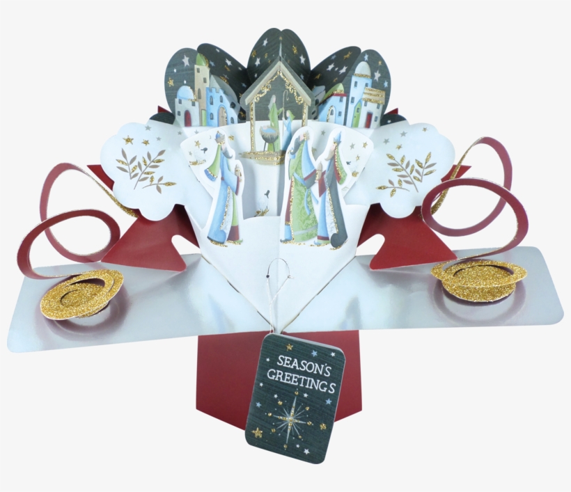 Second Nature Xmas Pop Ups - Second Nature Nativity 3 Wise Men Pop Up Christmas, transparent png download