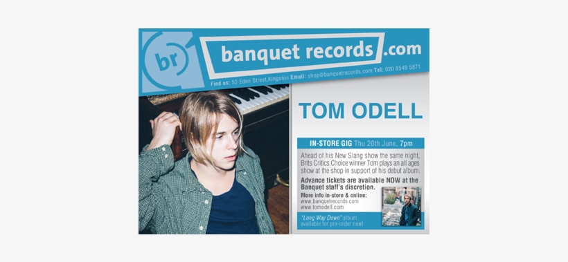 Tom Odell Song Writing, transparent png download