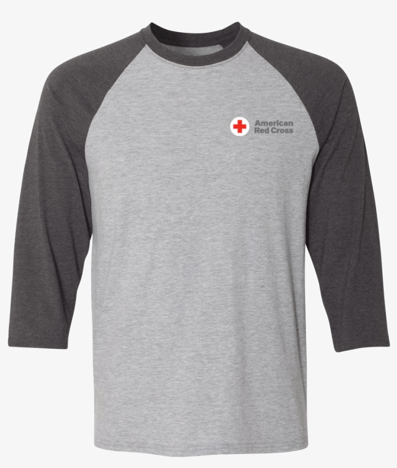 Light Steel/charcoal - Raglan Sleeve, transparent png download