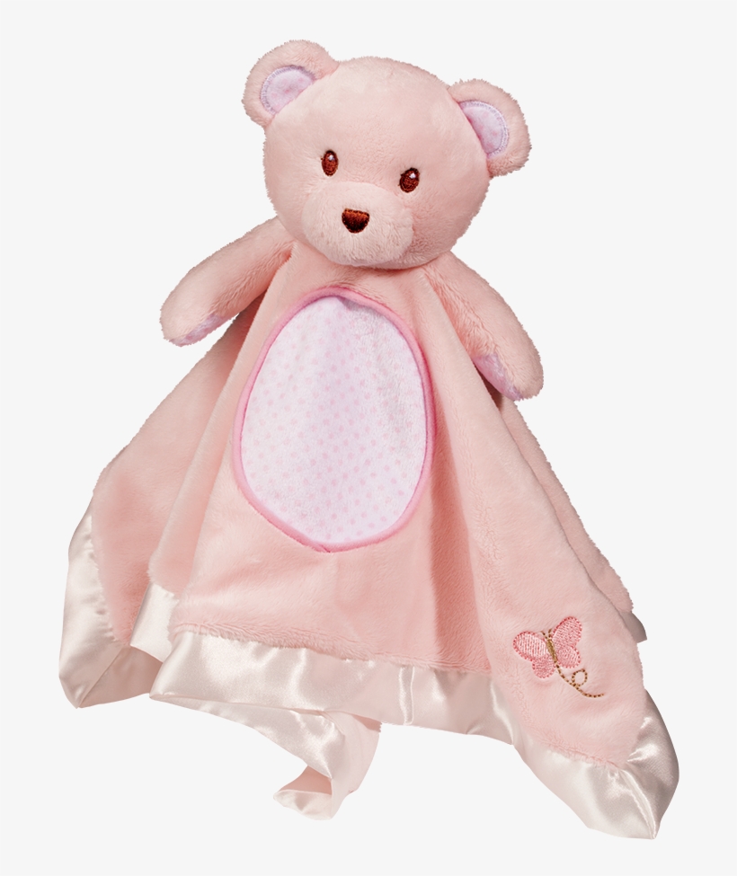 Pink Bear - Pink Bear Stuffed Animal Blanket, transparent png download