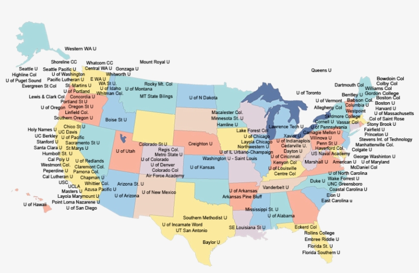 Crossfire Premier's College Footprint - Atlas, transparent png download