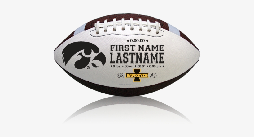 Iowa Baby Replica - Nebraska Husker Birth Announcement Football, transparent png download
