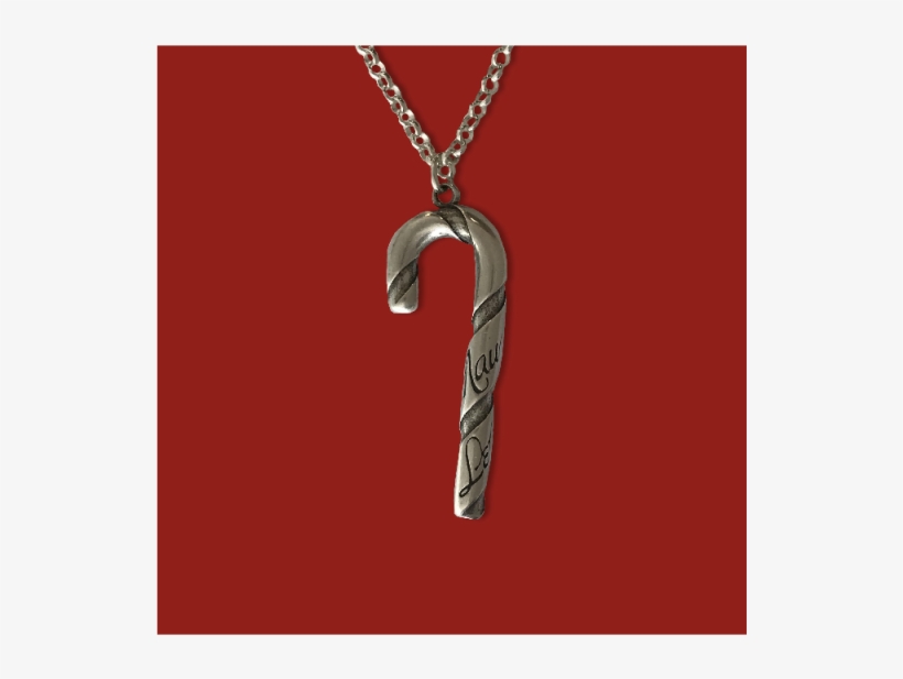 Gary Allan Sterling Silver Candy Cane Necklace And - Candy Cane Necklace, transparent png download