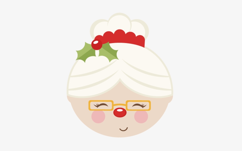 Download Mrs Claus Cut Files For Cricut Svg Cutting Files For Mrs Claus Head Clipart Transparent Png 432x432 Free Download On Nicepng