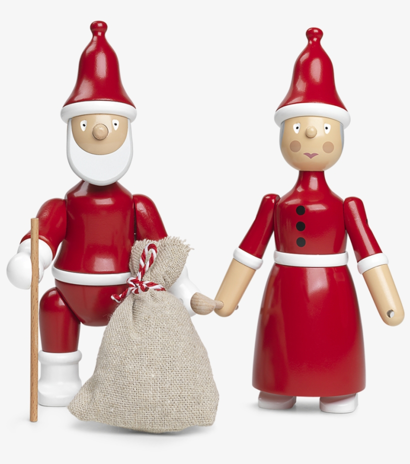 Santa Clara Mrs Santa Red White Figurer - Kay Bojesen Santa Clara/ Mrs Santa, transparent png download