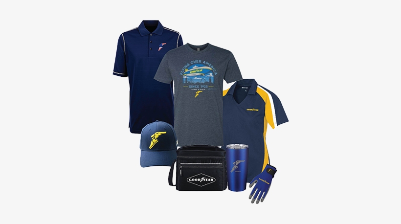 Goodyear Wingfoot Merchandise - Polo Shirt, transparent png download