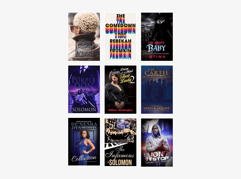 2018 Titles In African American Urban Fiction - Won't Stop [book], transparent png download