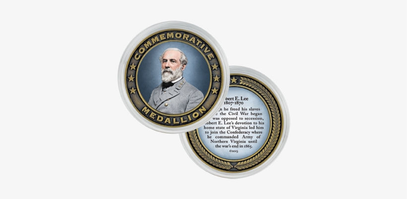 Lee Commemorative Medallion - Robert E Lee Confederate General Journal [book], transparent png download