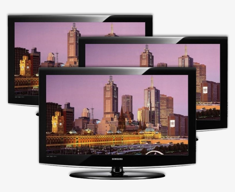 Setting Up A Single Hdtv Is Usually A Pretty Easy Thing - Samsung 32 Lcd Tv, transparent png download