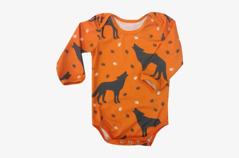 Bodysuit, Wolf Orange - Dog, transparent png download