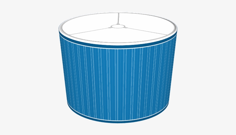 Light Blue & Medium Blue Vertical Pinstripes - Circle, transparent png download